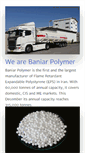 Mobile Screenshot of baniar-polymer.com