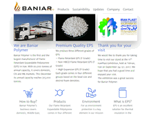 Tablet Screenshot of baniar-polymer.com